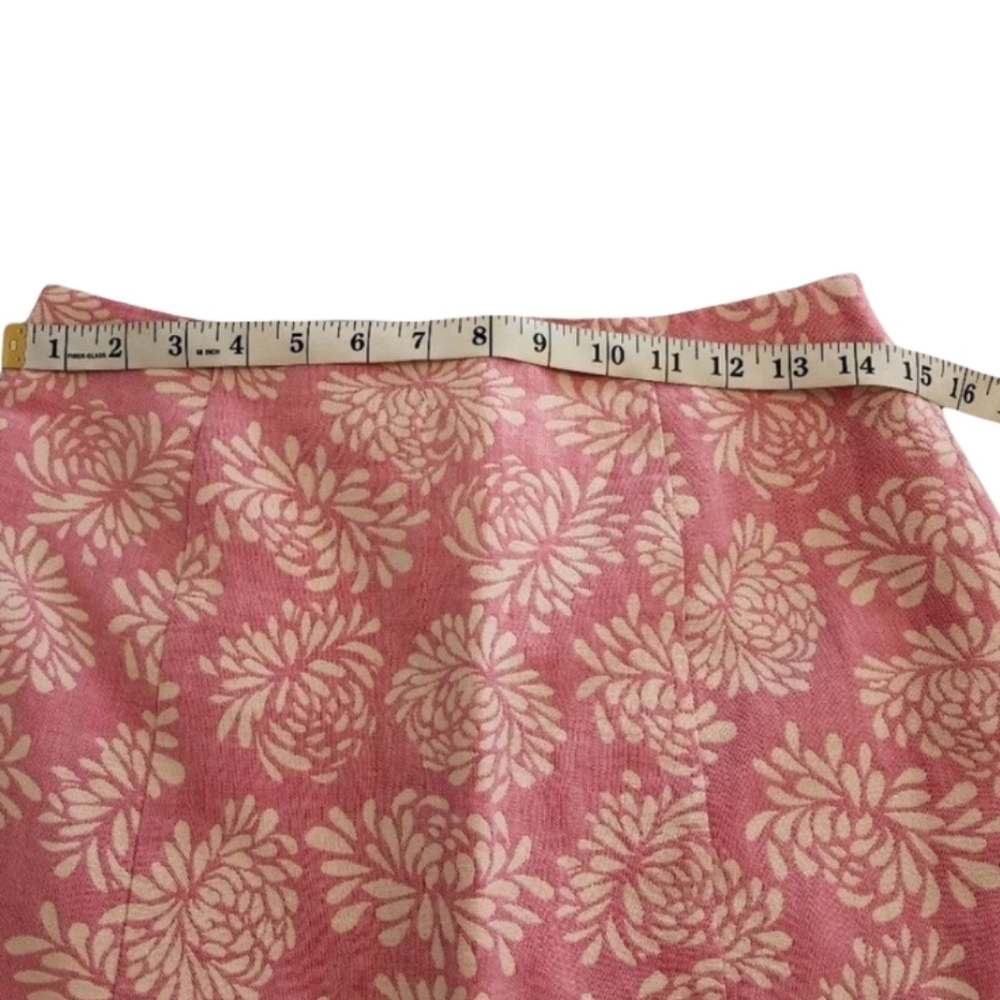 Sigrid Olsen linen blend floral cottage tulip midi skirt size 2‎ - Picture 3 of 5